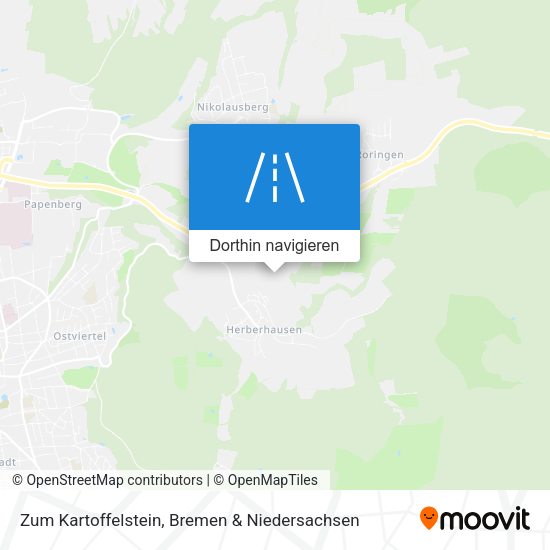 Zum Kartoffelstein Karte