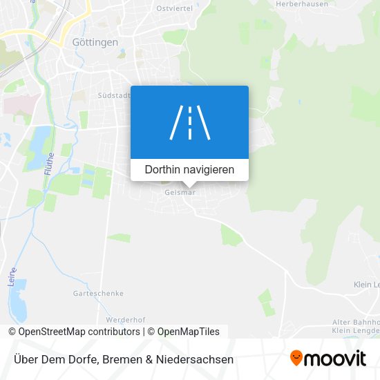 Über Dem Dorfe Karte