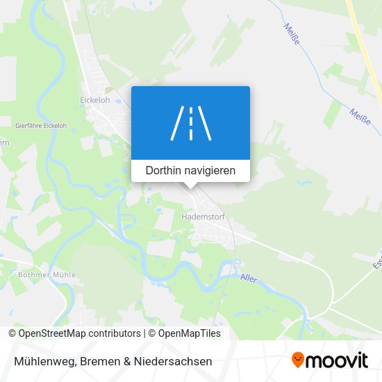 Mühlenweg Karte