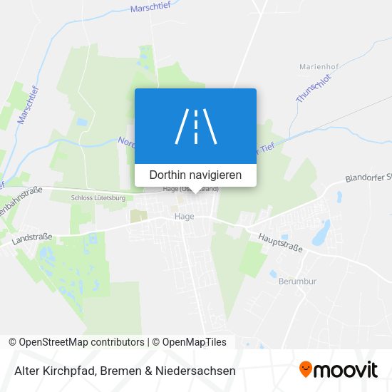 Alter Kirchpfad Karte