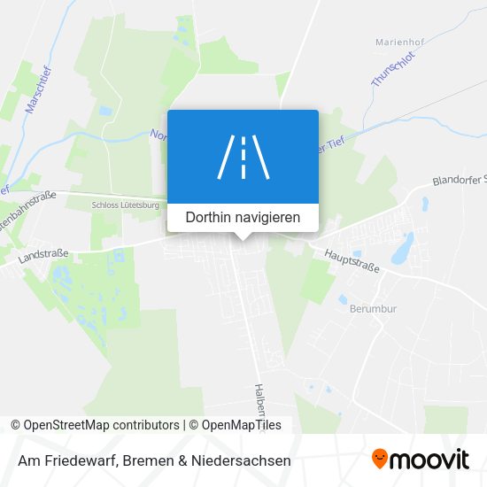 Am Friedewarf Karte