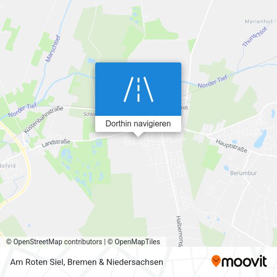 Am Roten Siel Karte