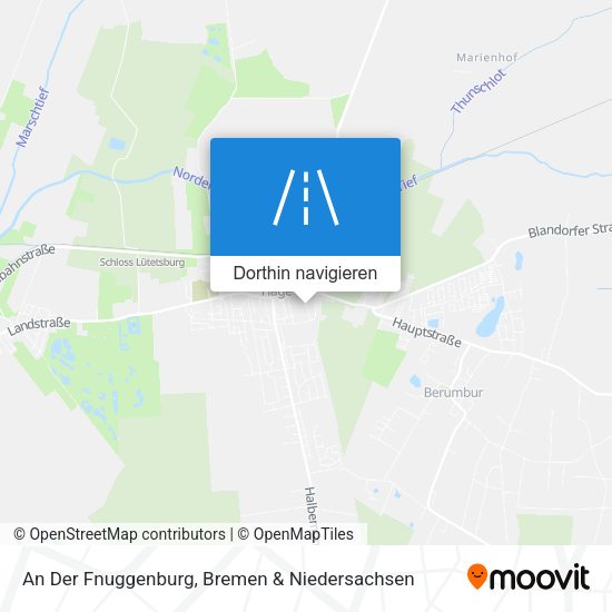 An Der Fnuggenburg Karte