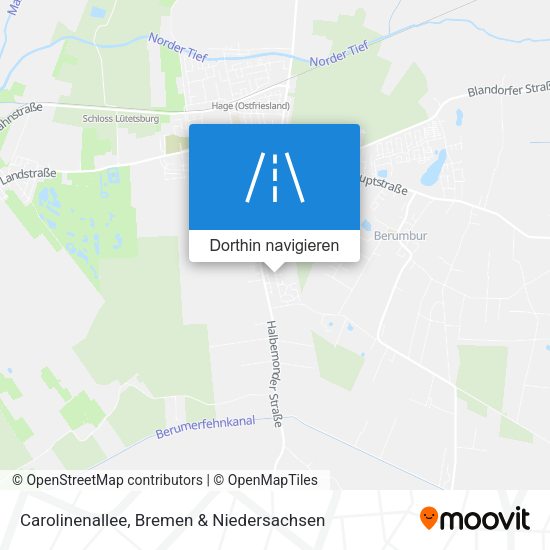 Carolinenallee Karte