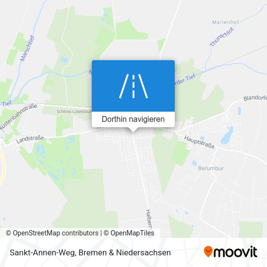 Sankt-Annen-Weg Karte