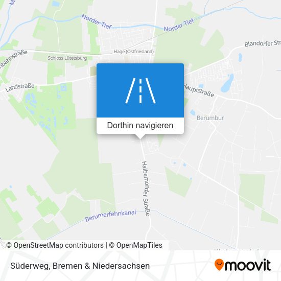 Süderweg Karte