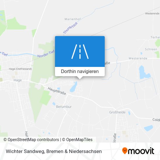 Wichter Sandweg Karte