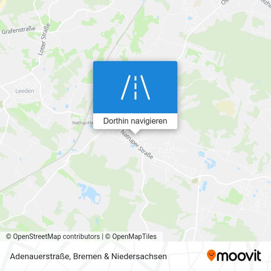Adenauerstraße Karte
