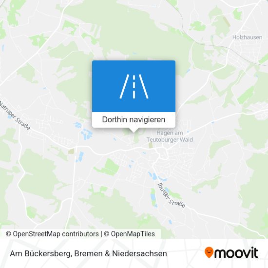Am Bückersberg Karte