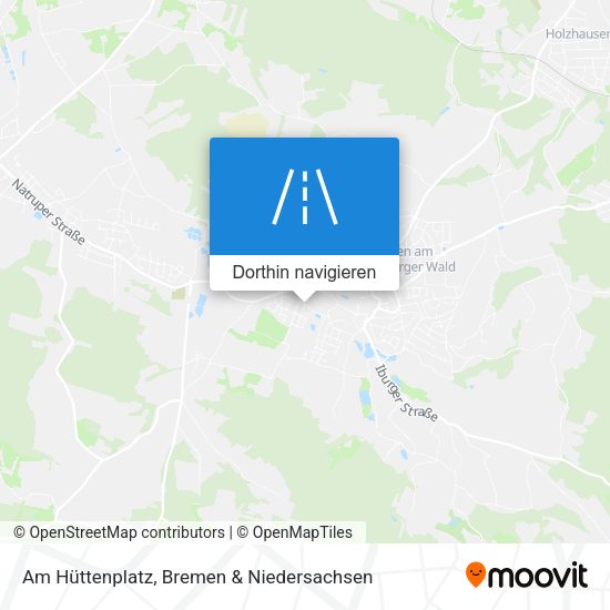 Am Hüttenplatz Karte