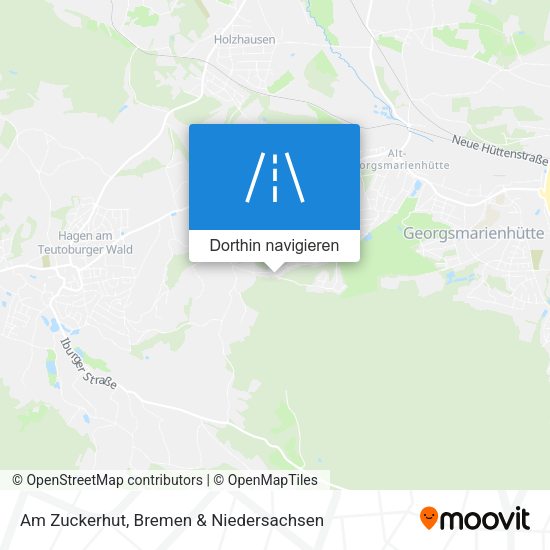 Am Zuckerhut Karte