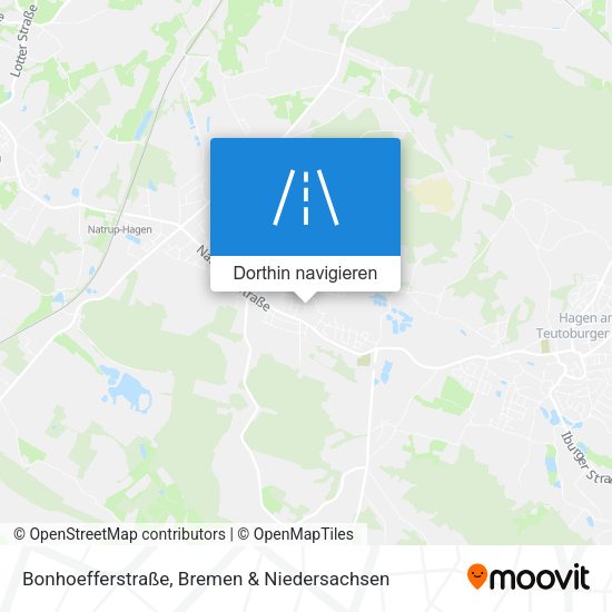 Bonhoefferstraße Karte