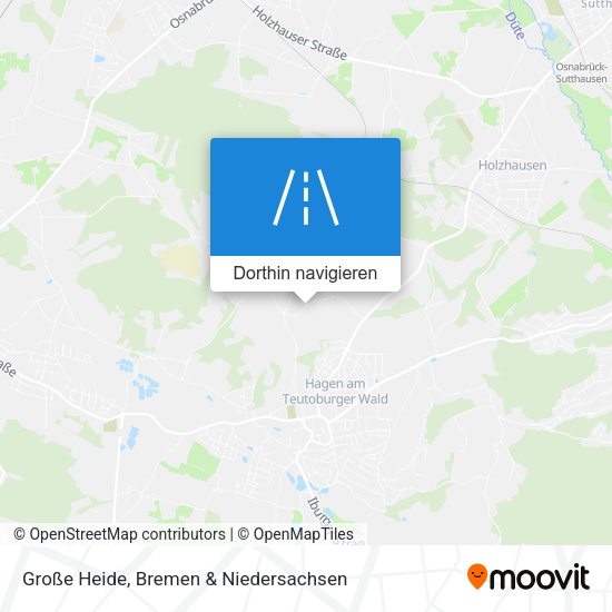 Große Heide Karte