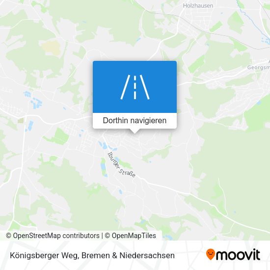 Königsberger Weg Karte