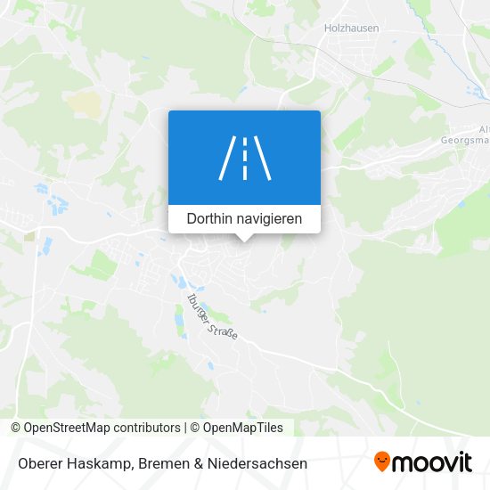 Oberer Haskamp Karte