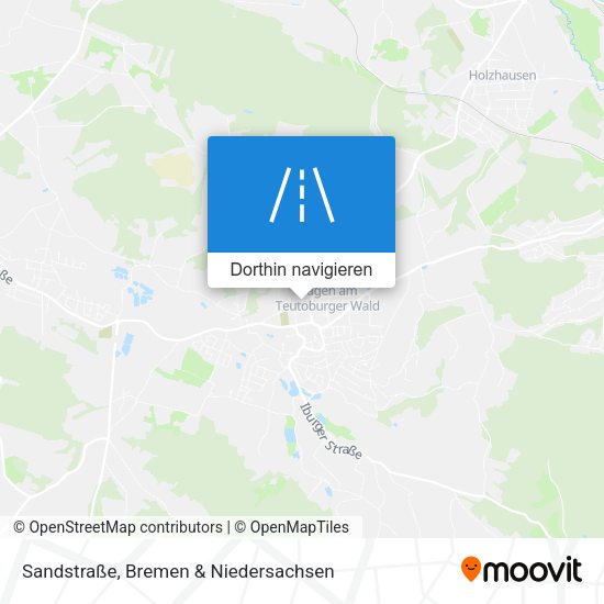 Sandstraße Karte