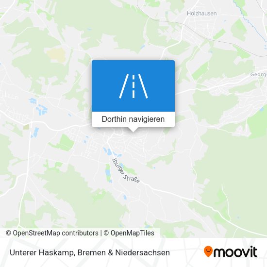 Unterer Haskamp Karte