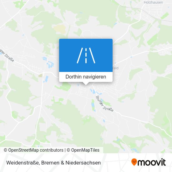 Weidenstraße Karte
