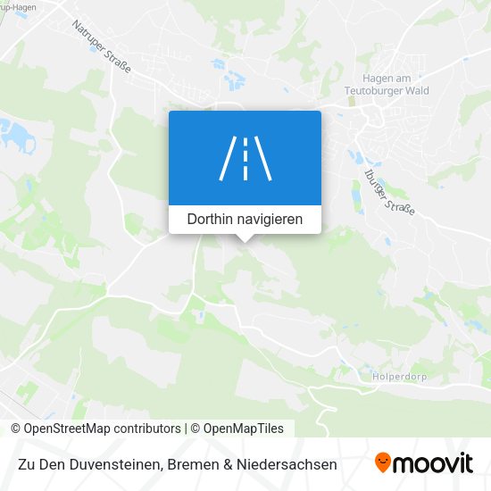 Zu Den Duvensteinen Karte