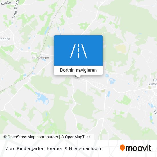 Zum Kindergarten Karte
