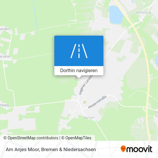 Am Anjes Moor Karte