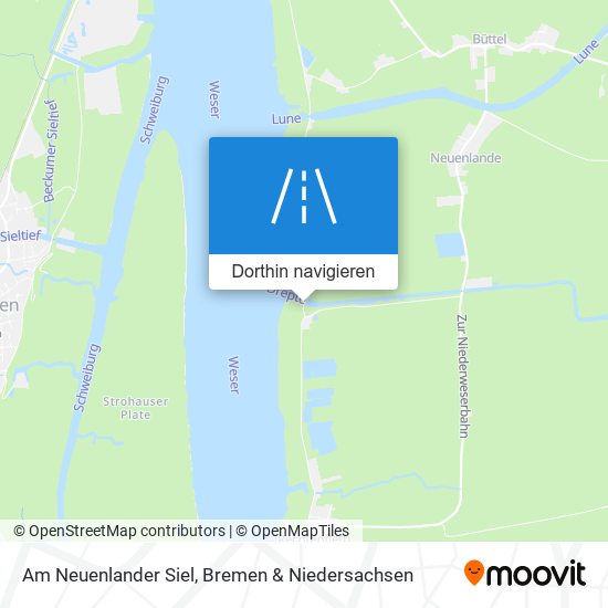 Am Neuenlander Siel Karte