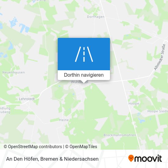 An Den Höfen Karte