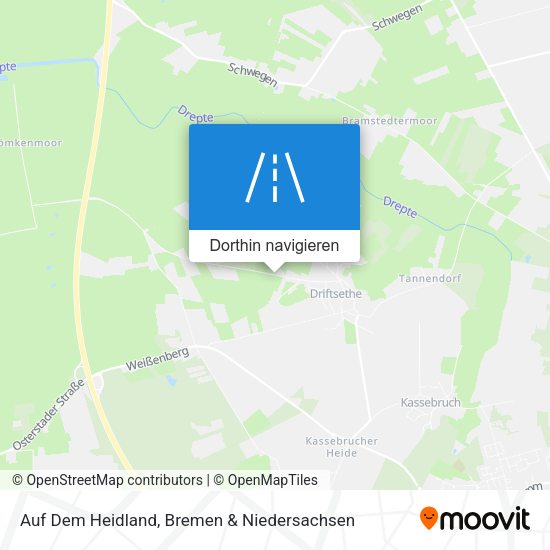 Auf Dem Heidland Karte