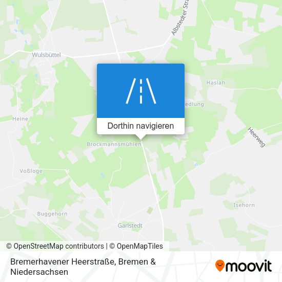 Bremerhavener Heerstraße Karte