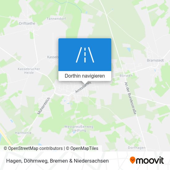 Hagen, Döhrnweg Karte
