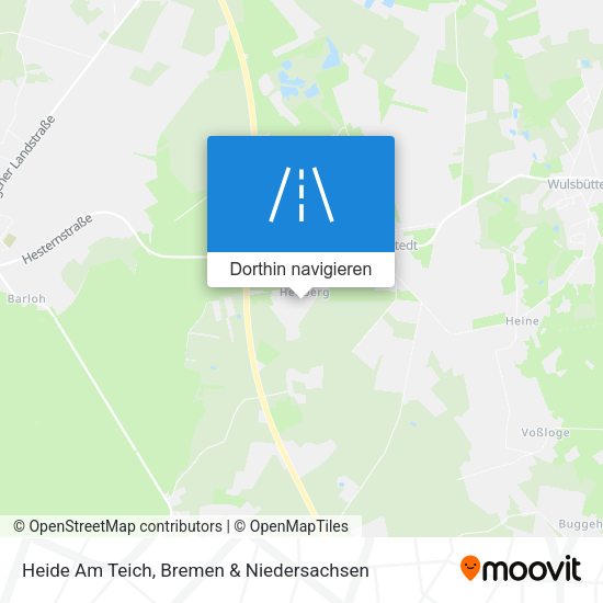 Heide Am Teich Karte