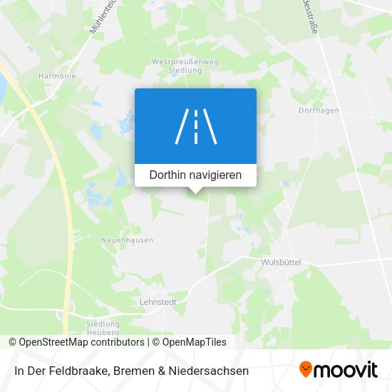 In Der Feldbraake Karte