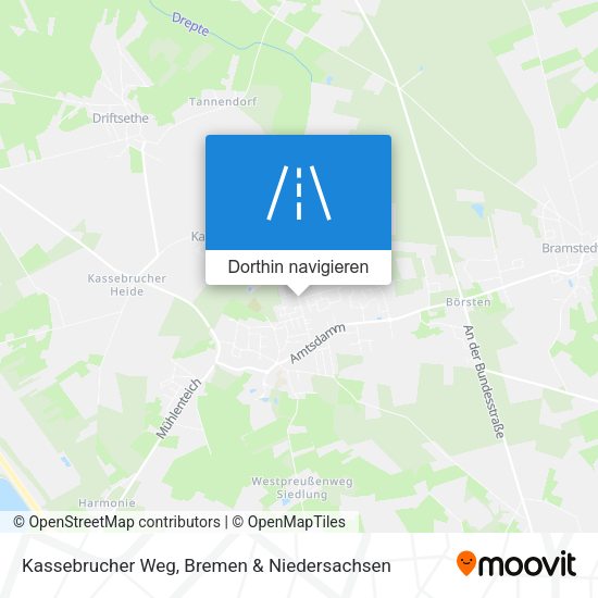Kassebrucher Weg Karte