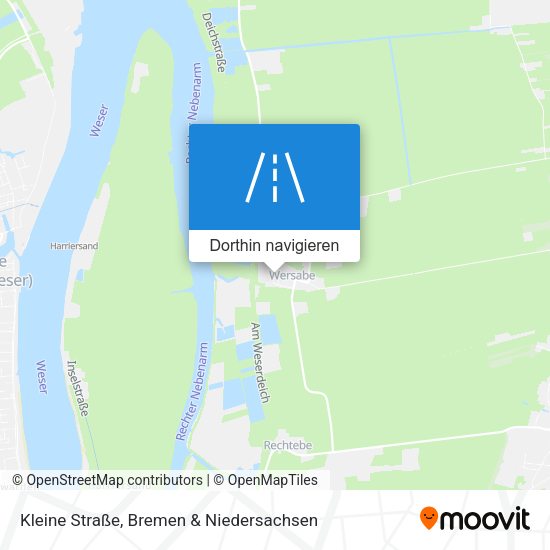Kleine Straße Karte