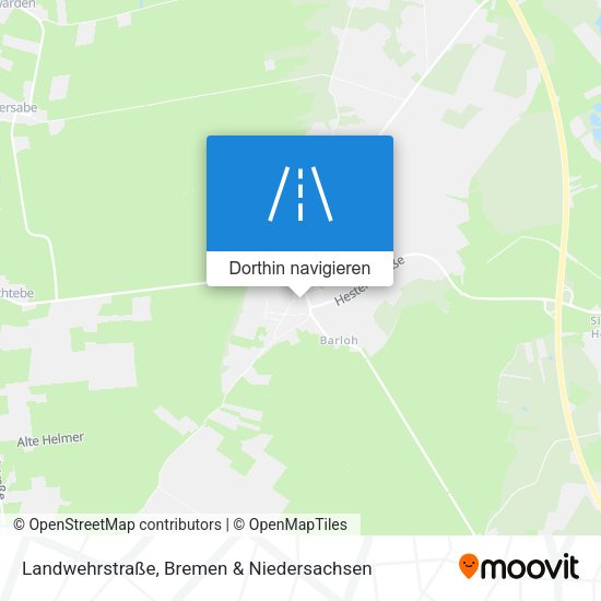 Landwehrstraße Karte