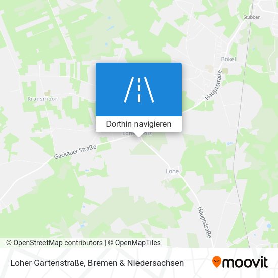 Loher Gartenstraße Karte
