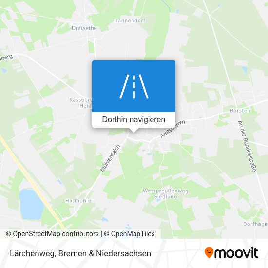 Lärchenweg Karte