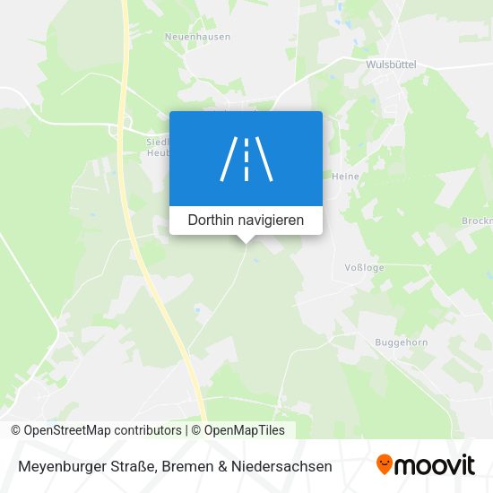 Meyenburger Straße Karte