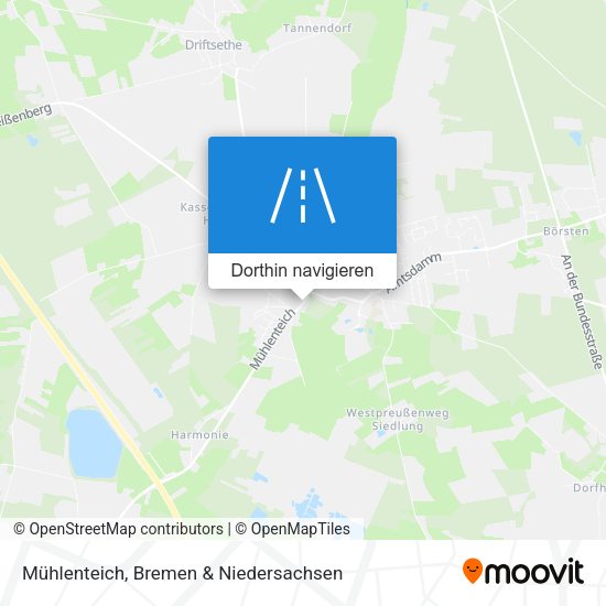 Mühlenteich Karte