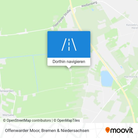 Offenwarder Moor Karte