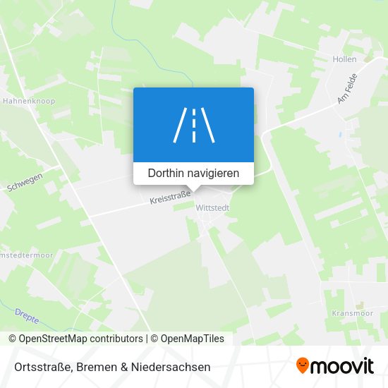 Ortsstraße Karte