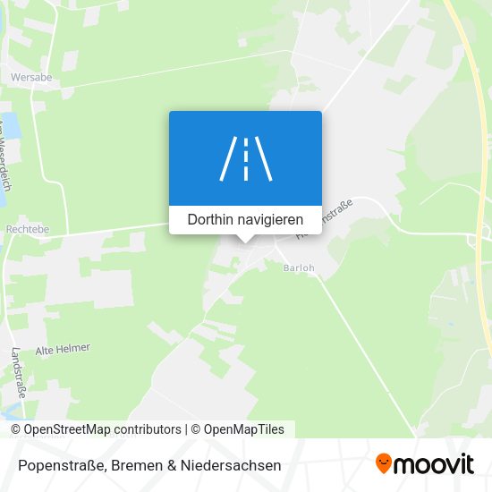 Popenstraße Karte