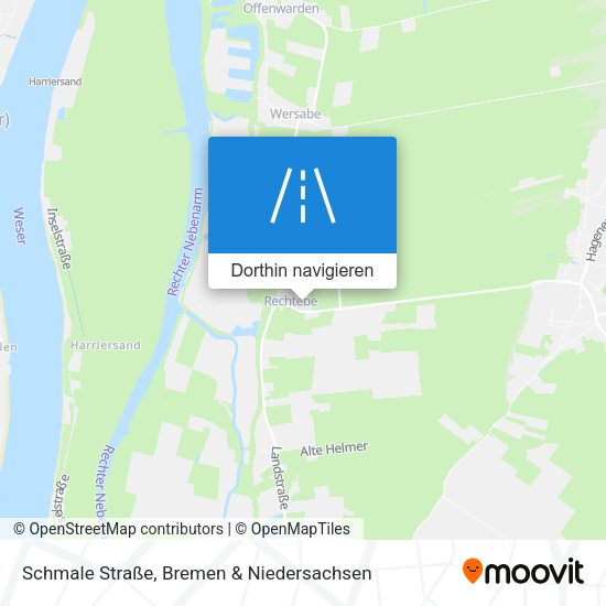 Schmale Straße Karte