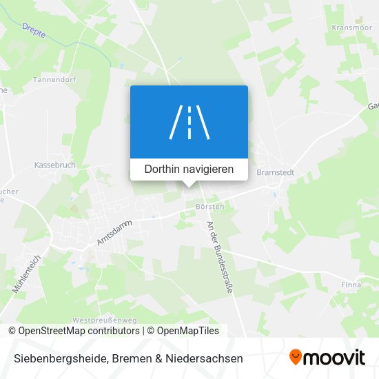 Siebenbergsheide Karte