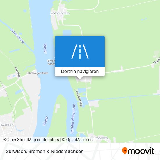Surwisch Karte