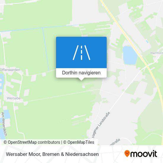 Wersaber Moor Karte