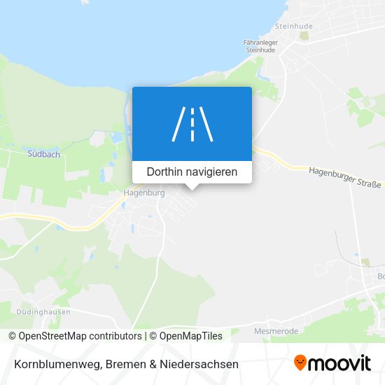 Kornblumenweg Karte