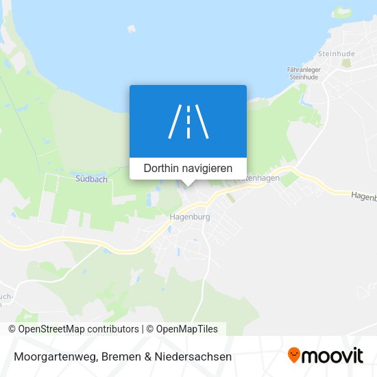 Moorgartenweg Karte
