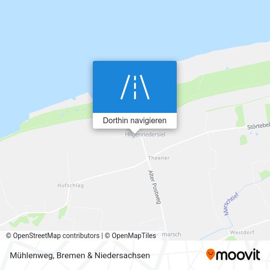 Mühlenweg Karte
