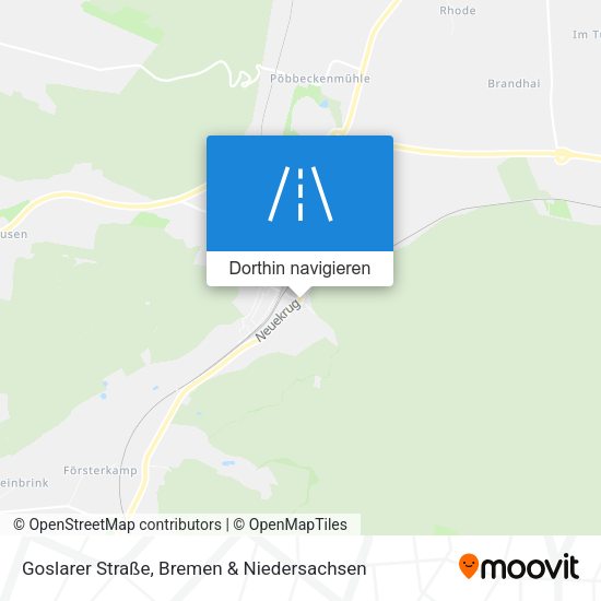 Goslarer Straße Karte